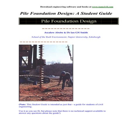 Pile foundation design