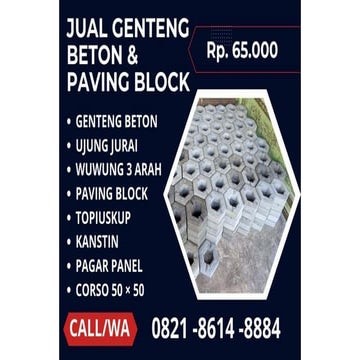 Pilihan Terbaik untuk Paving Corso 50x50 yang Kuat dan Tahan Lama | PDF