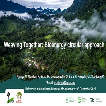 Weaving Together: Bioenergy circular approach