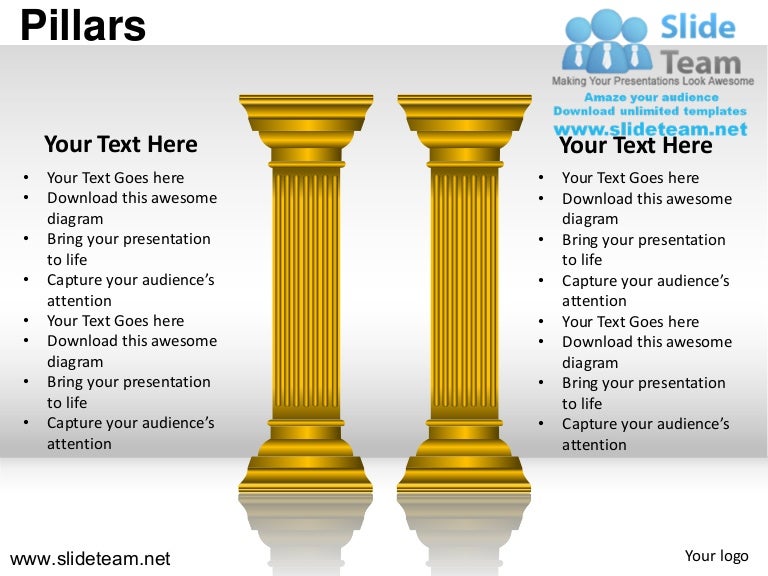 pillars-of-an-organization-strength-powerpoint-ppt-slides