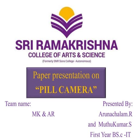 Pill camera