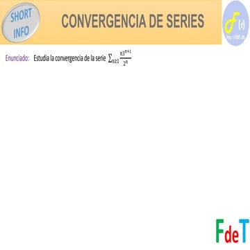 CONVERGENCIA DE SERIES 01