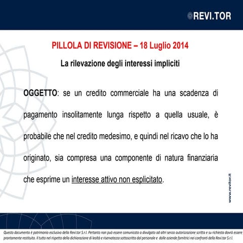 LA RILEVAZIONE DEGLI INTERESSI IMPLICITI | PPT