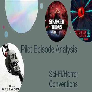 Stranger Things Conventions Sci Fi Analysis Pptx