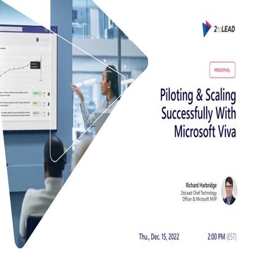 Piloting & Scaling Successfully With Microsoft Viva