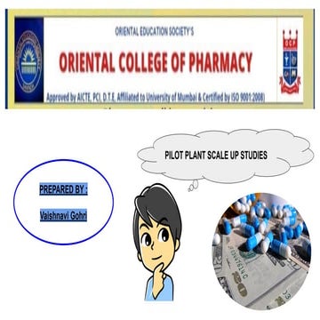 pilot plant scale techniques 