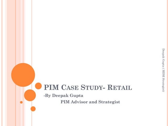 Pim  retail industry case study