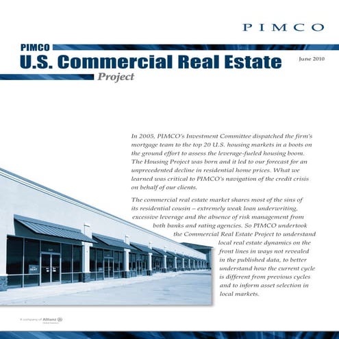 Pimco Commercial Real Estate - June 2010
