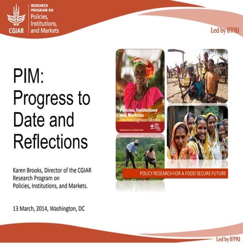 PIM: Progress to Date and Reflections - Karen Brooks