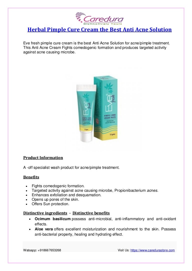 acne cure cream