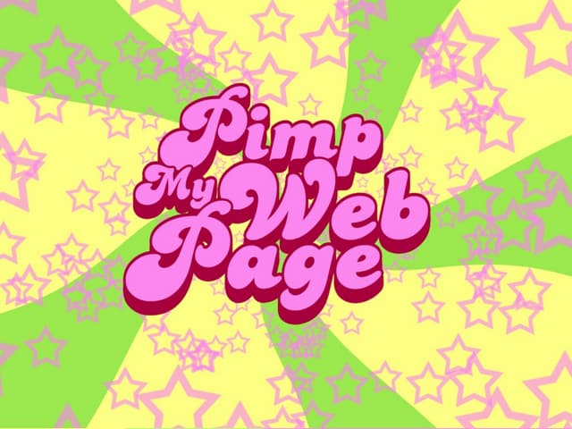 Pimp My Web Page