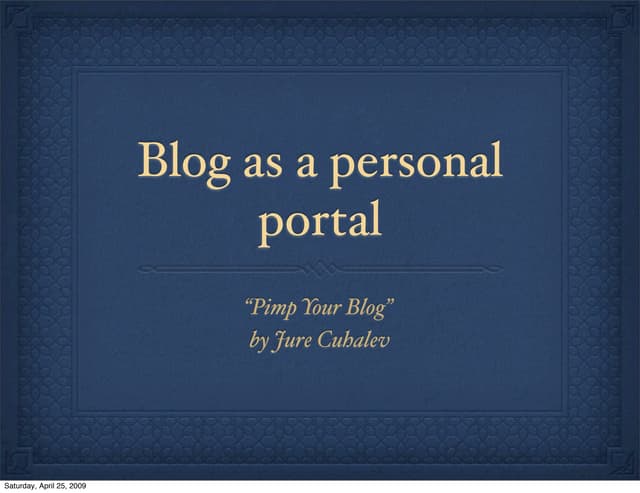 Pimp Your Blog