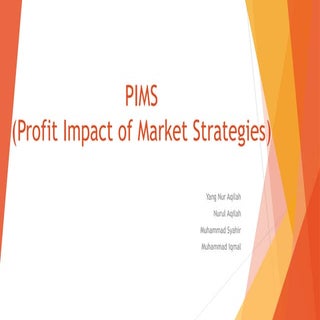 Profit Impact of Market Strategies ...