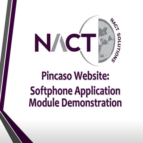 NACT's Pincaso (Soft Phone Client Demo)