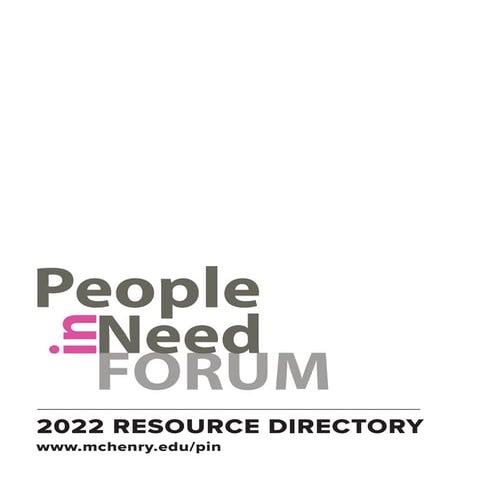 People In Need Directory 