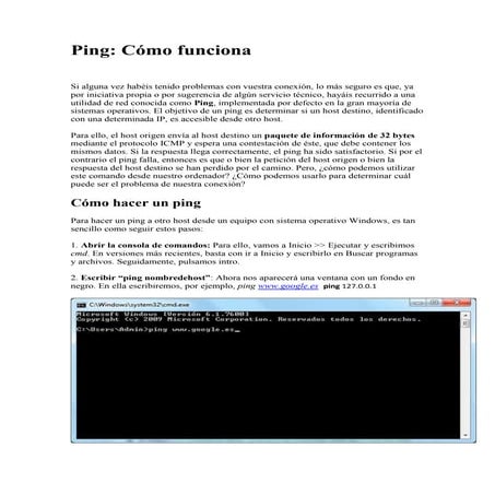 Ping | PDF