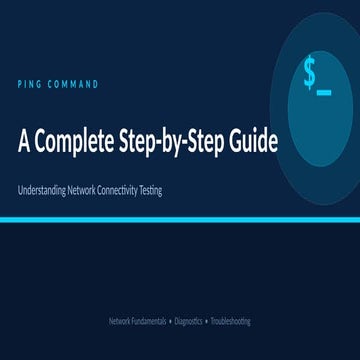 Comprehensive Guide to Using the PING Command for Network Testing and ...
