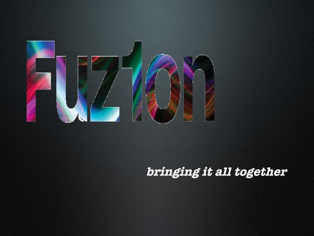 Cloud Identity Summit - Fuz1on Presentation
