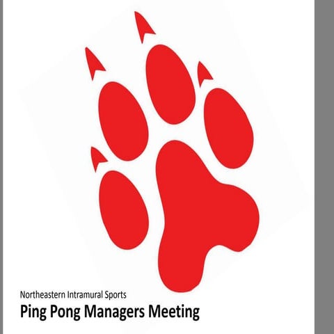 Ping pong managers meeting online