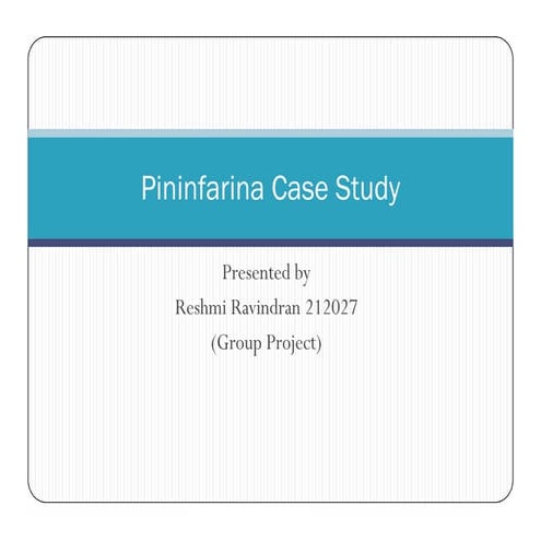 Pininfarina case study group work(final) [compatibility mode]