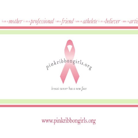 Pink Ribbon Girls Newsletter