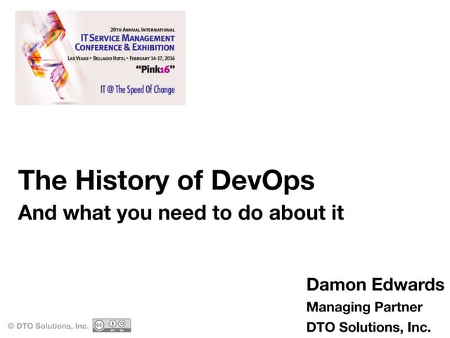 The History of DevOps (and what you need to do about it)