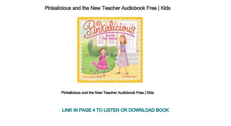Pinkalicious And The New Teacher Audiobook Free Kids - 