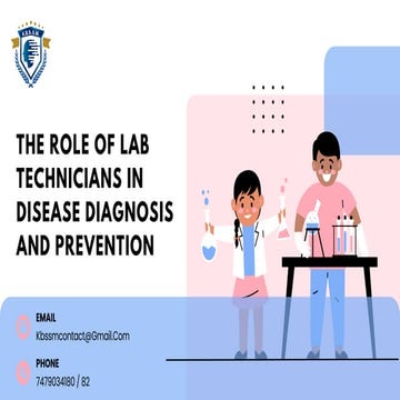 The Role of Lab Technicians in Disease Diagnosis and Prevention