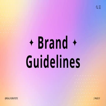 Pink Colorful Gradient Brand Guideline Presentation.pptx