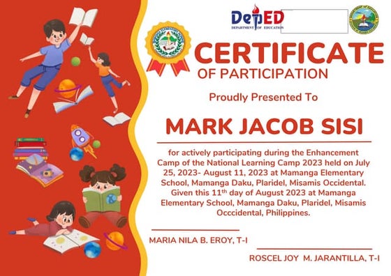 BRIGADA ESKWELA 2018 - Closing Program | PDF
