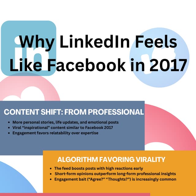 Why LinkedIn Feels Like Facebook in 2017