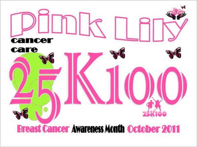 Pink Lily is "Standing up to Cancer"