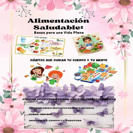 Alimentación Saludable: Claves para una Vida Plena y Equilibrada | PDF