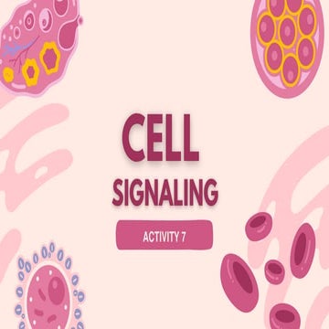 Cell communication | PPTX
