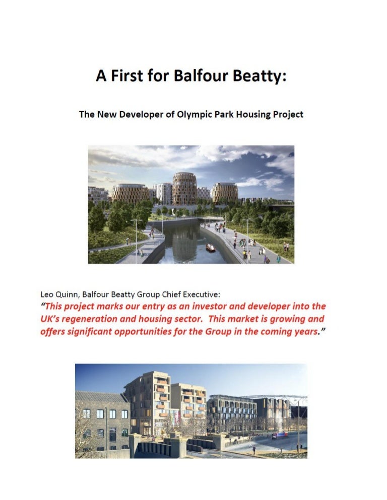 News A first for balfour beatty