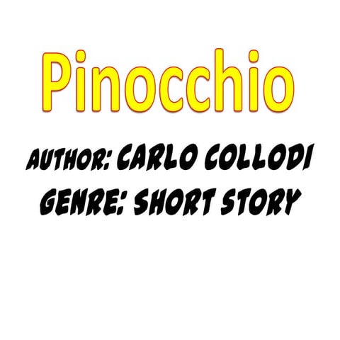 Pinocchio presen