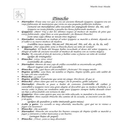 Pinocchio Script | PPT