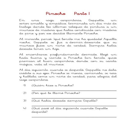 Pinocho    parte i