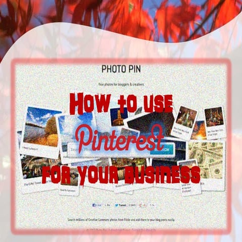 How to use Pinterest for your business