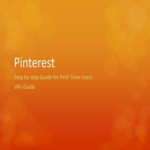 Pinterest  getting started