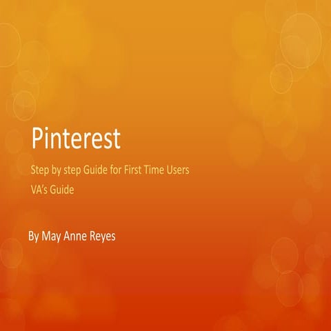 Pinterest  getting started