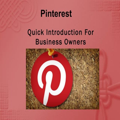 Pinterest, Quick Introduction for Business Owners - Local SEO Ranking Services