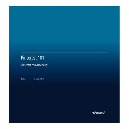 Pinterest 101 