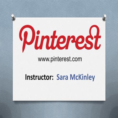 Pinterest Basics