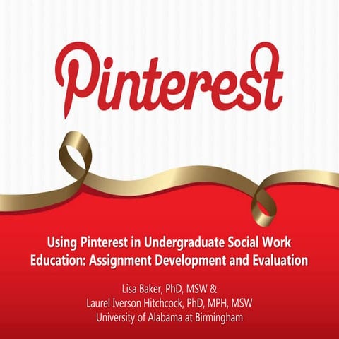 Using Pinterest in Undergraduate Social Work Education