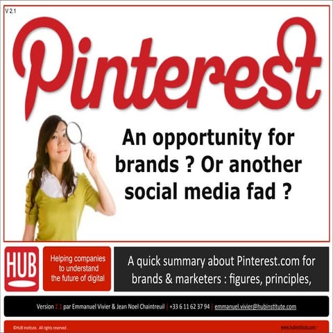 Pinterest for brands : opportunity or fad?