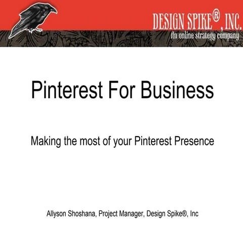 Pinterest for Business - Making the most of your Business Pinterest Account
