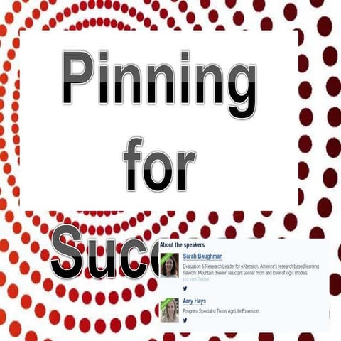 Pinterest: Pinning for Success