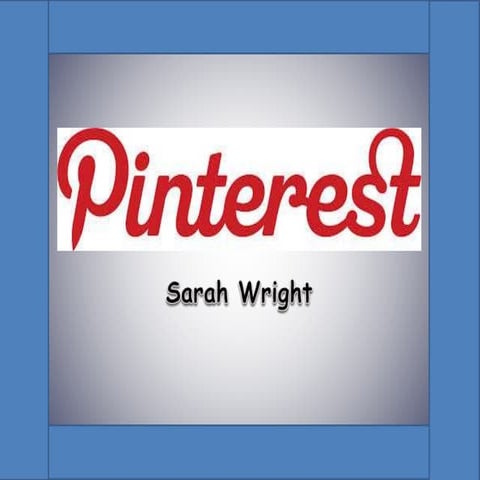 Pinterest presentation-Trail