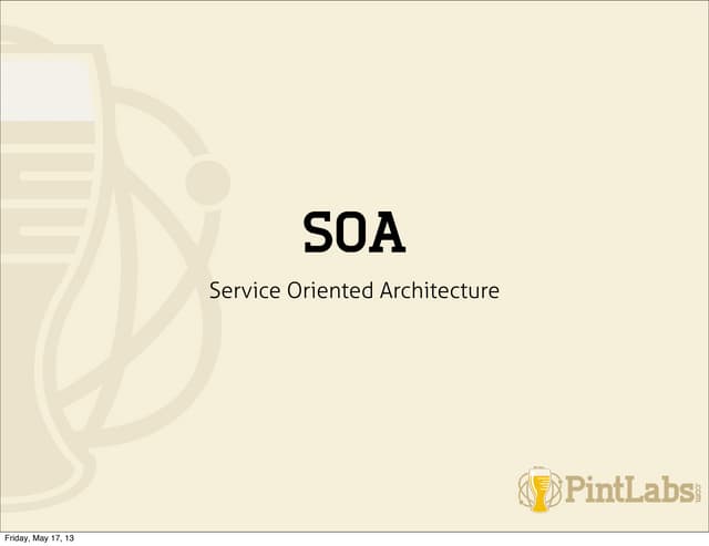 Service Oriented Architecture